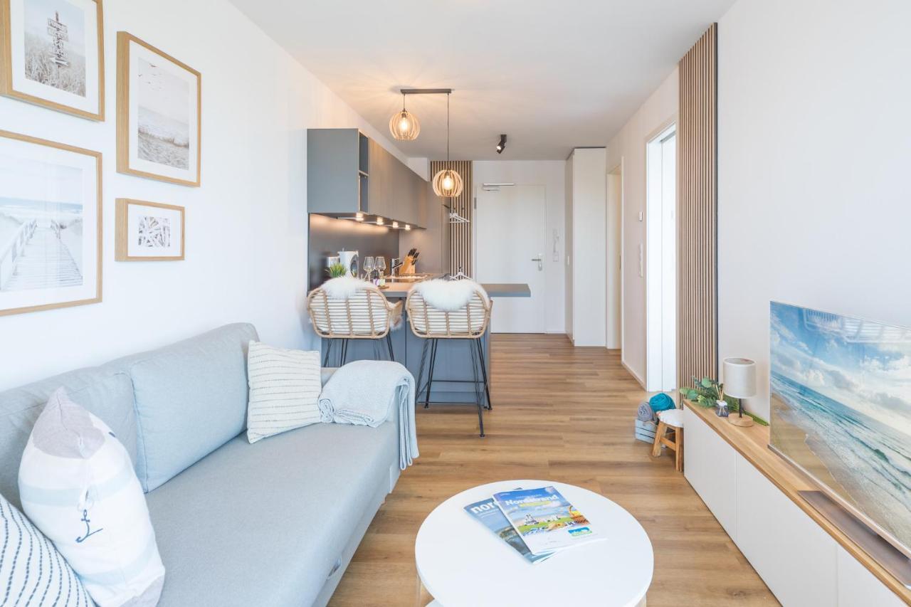 Apartment N14 Direkt Am Nordseedeich Mit Blick Auf Den See Nordstrand Zewnętrze zdjęcie